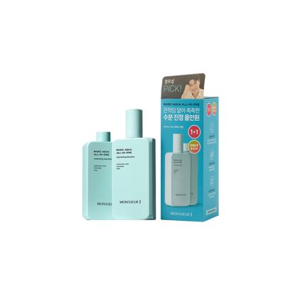 무슈제이 베이직 아쿠아 올인원 200ml+200ml(리필)